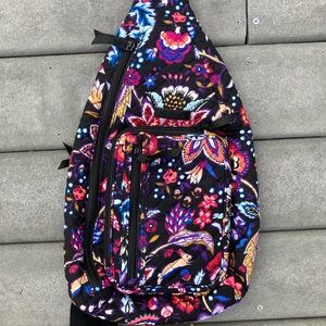 Vera Bradley Cotton Medium Sling Backpack